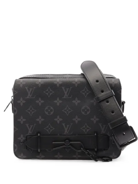Louis Vuitton Pre-Owned 2021s Monogram Eclipse Steamer messenger bag