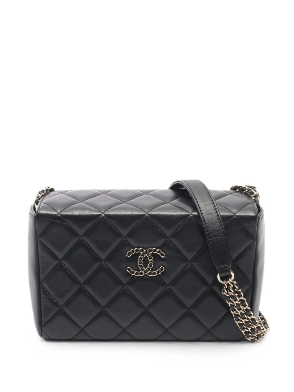 CHANEL Pre-Owned 2021 quilted leather shoulder bag - Nero