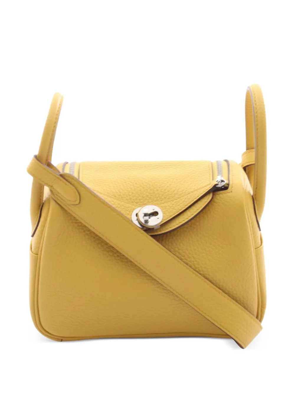 Hermès Pre-Owned 2023 mini Lindy shoulder bag - Gelb