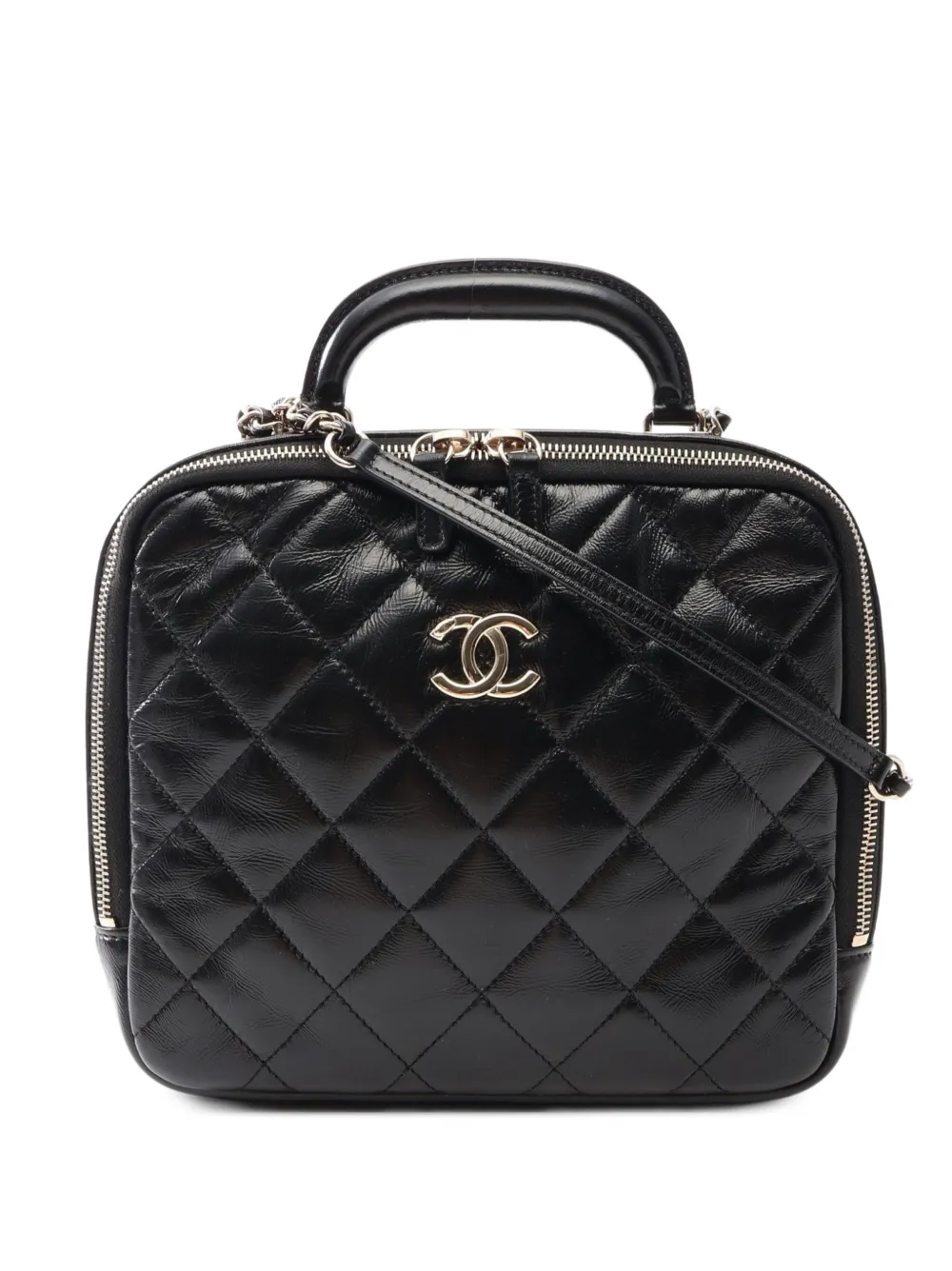 CHANEL Pre-Owned 2021 Vanity quilted tote bag - Nero