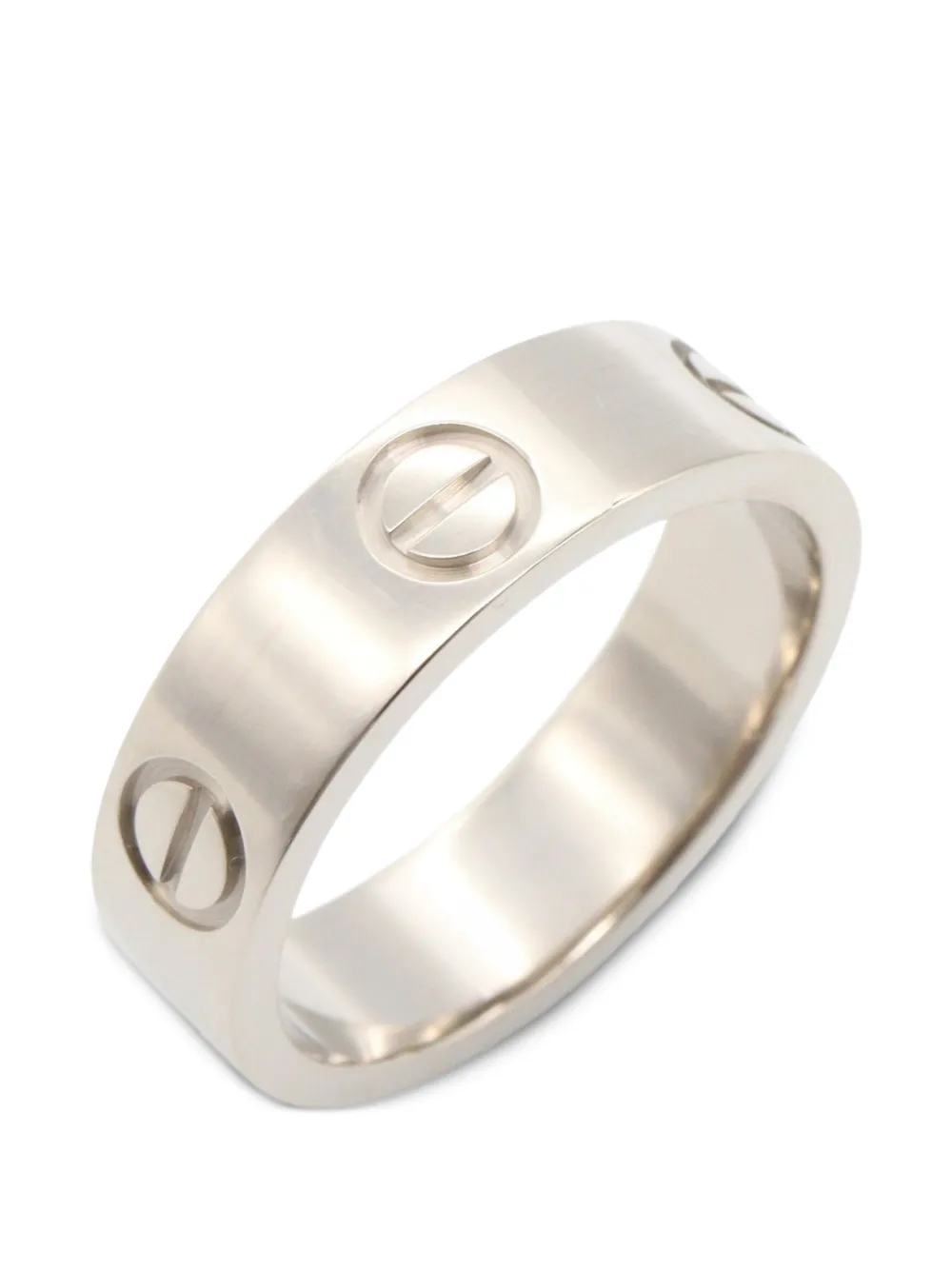 Cartier Love screw-detail ring - Argento