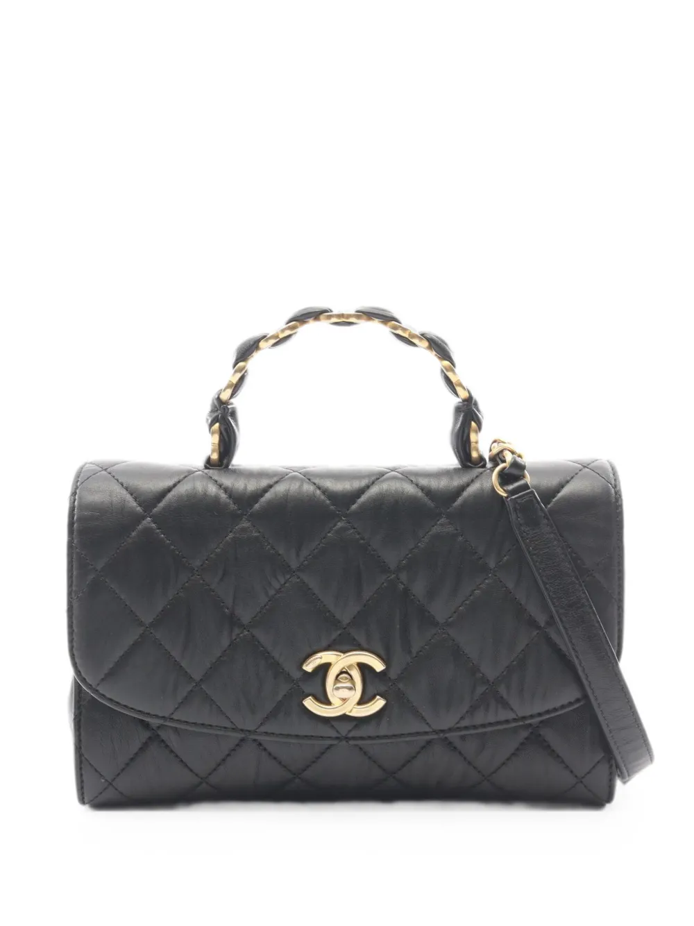 CHANEL Pre-Owned 2021-2022 quilted tote bag - Nero
