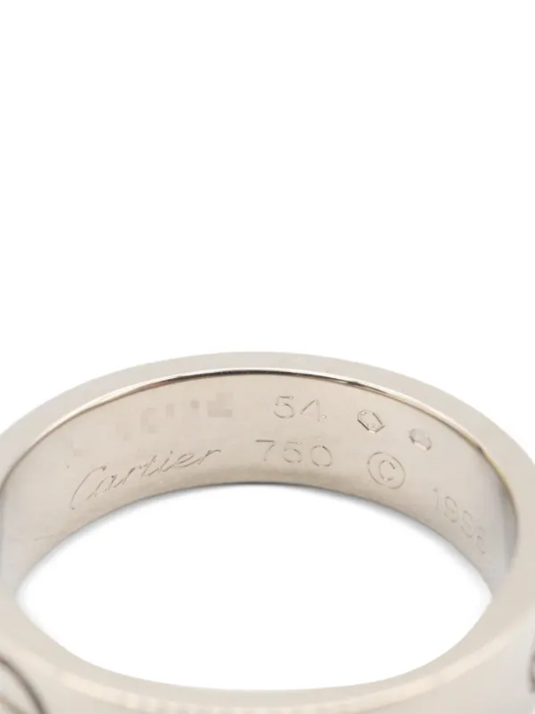Cartier 1998 ラブ リング | シルバートーン | FARFETCH JP