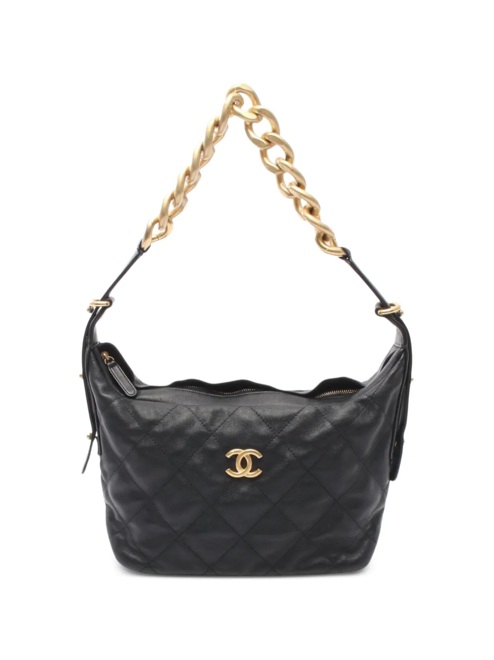 CHANEL Pre-Owned 2021s Matelassé shoulder bag - Nero