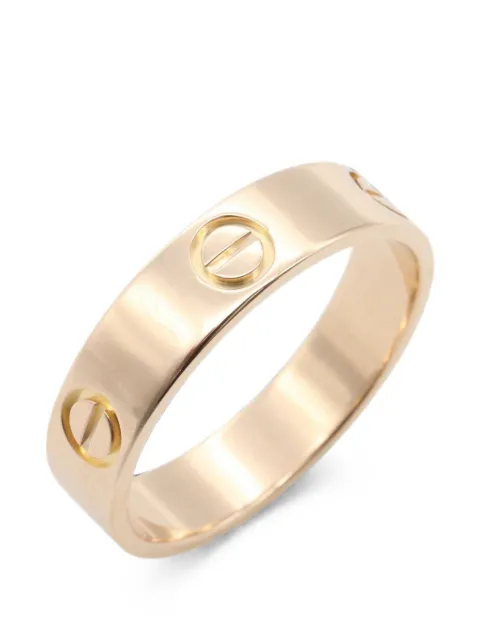 Cartier Love 雕刻细节戒指