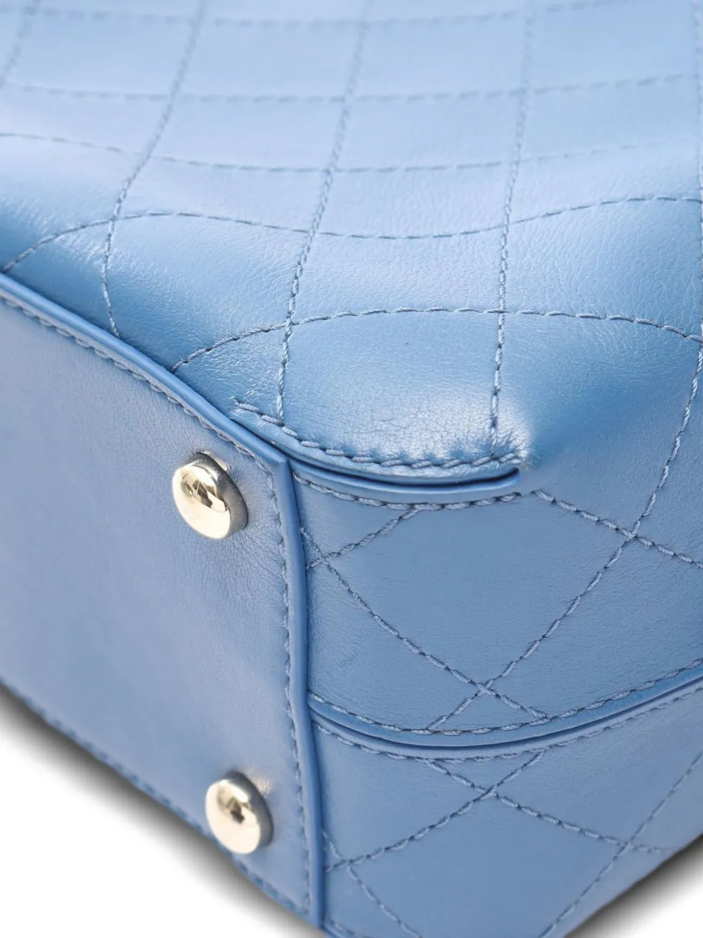 CHANEL Pre-Owned 2019 Matelassé CC schoudertas Blauw
