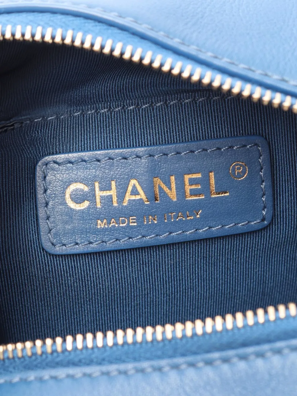 CHANEL Pre-Owned 2019 Matelassé CC schoudertas Blauw