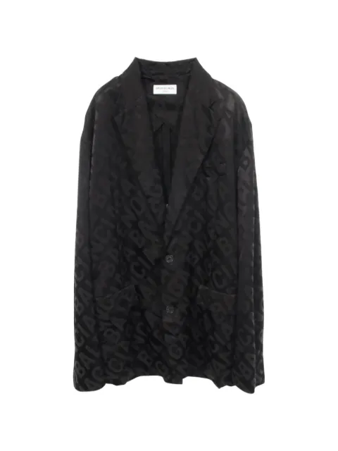 Balenciaga Pre-Owned Sakko aus Logo-Jacquard