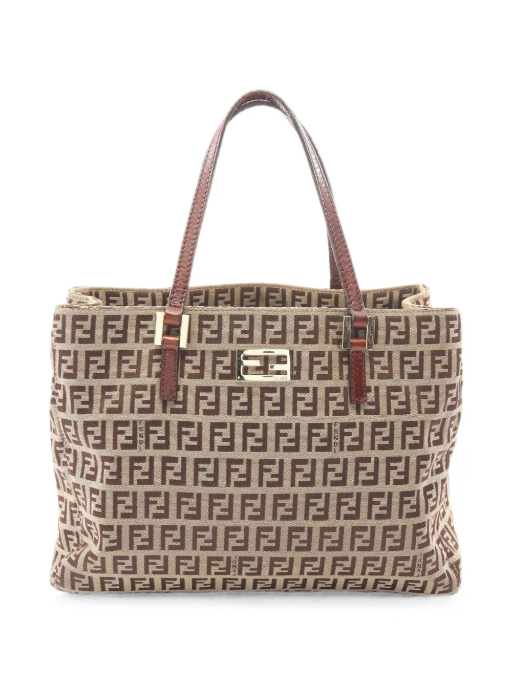 Fendi Pre-Owned Zucchino shoulder bag - Neutrals