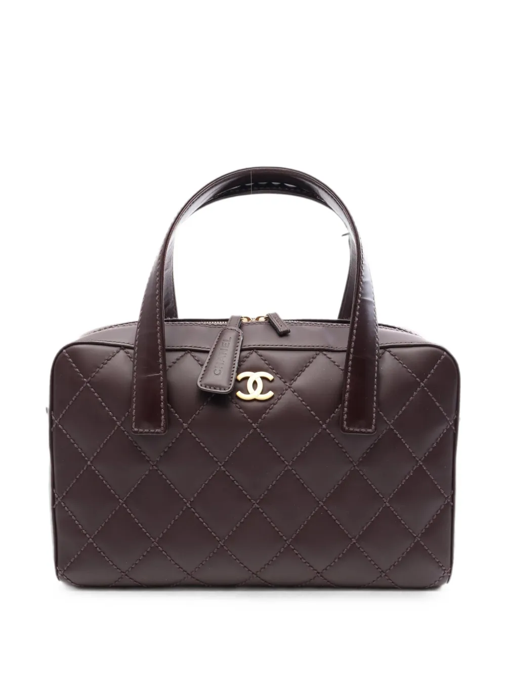 CHANEL Pre-Owned 2003-2004 mini Wild Stitch handbag - Rosso