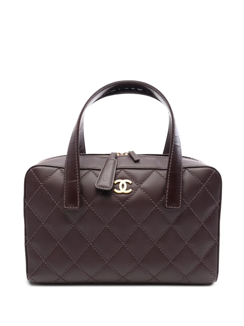 CHANEL Pre-Owned 2003-2004 mini Wild Stitch handbag - Red