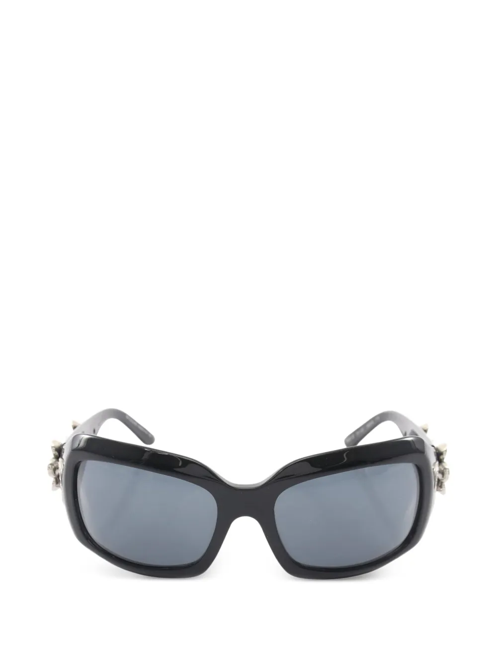 Bvlgari Pre-Owned square-frame sunglasses - Schwarz