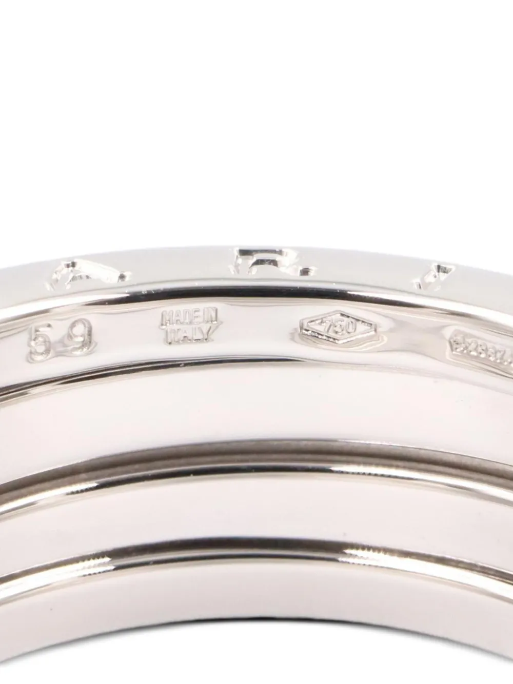 Bvlgari Pre-owned B-zero1 Three-band Ring in Silver, view 3