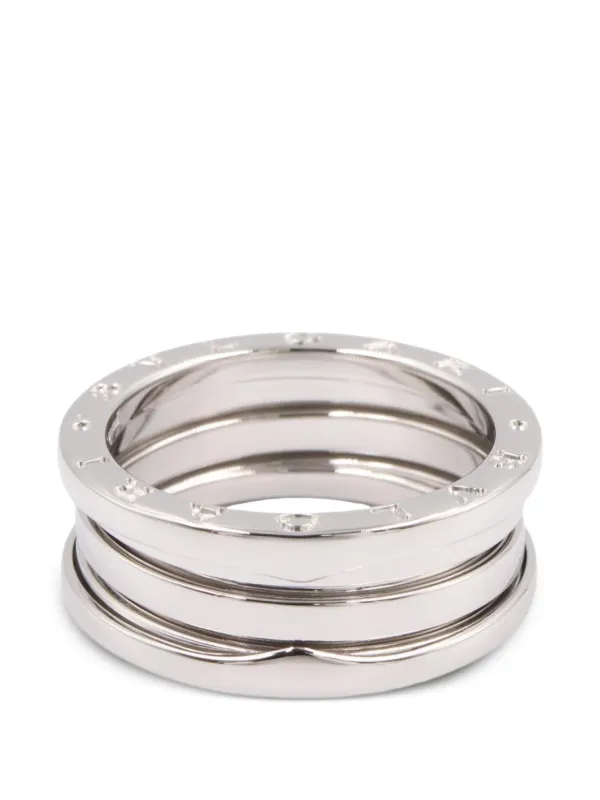 Bvlgari Pre-owned B-zero1 Three-band Ring in Silver