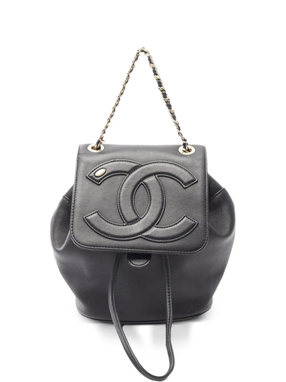 CHANEL Pre-Owned 2019 Coco Mark backpack - Black