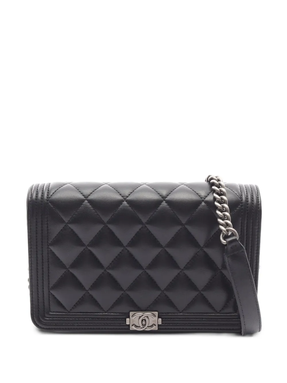 CHANEL Pre-Owned 2021-2022 Boy Chanel matelassé mini bag - Schwarz