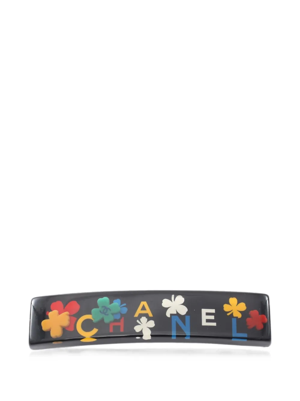 CHANEL Pre-Owned 2004 Clover barrette - Nero