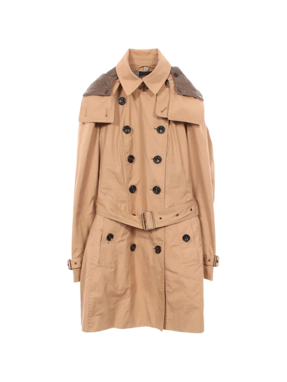Burberry Pre-Owned cotton double-breasted coat - Neutrals