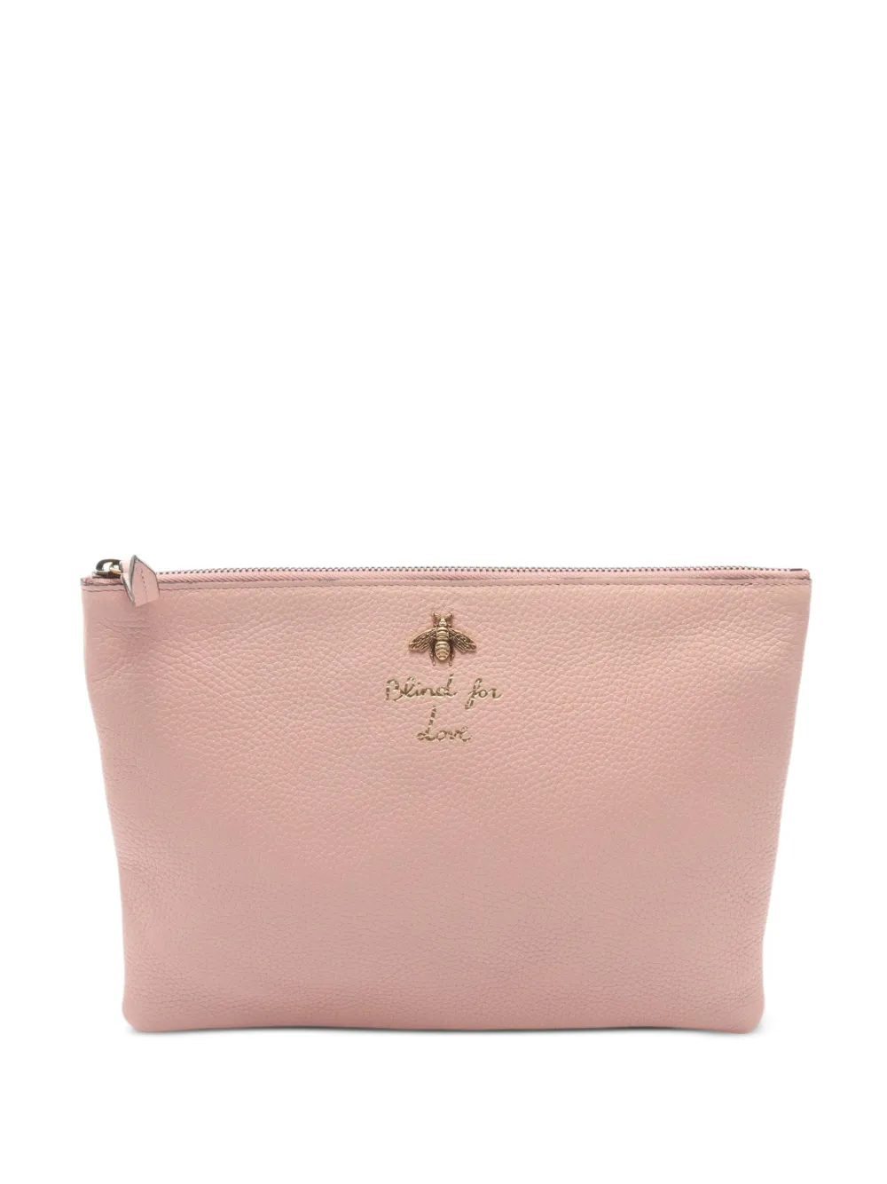 Gucci Pre-Owned Animalier bee clutch bag - Rosa