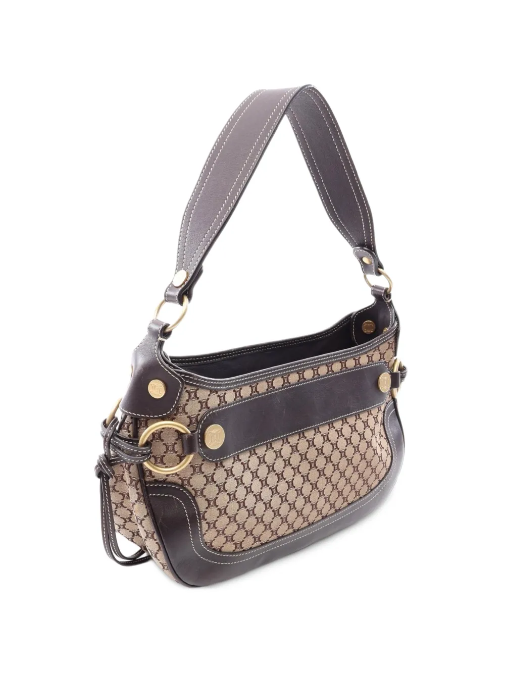 Celine Pre-Owned Macadam shoulder bag - Brown