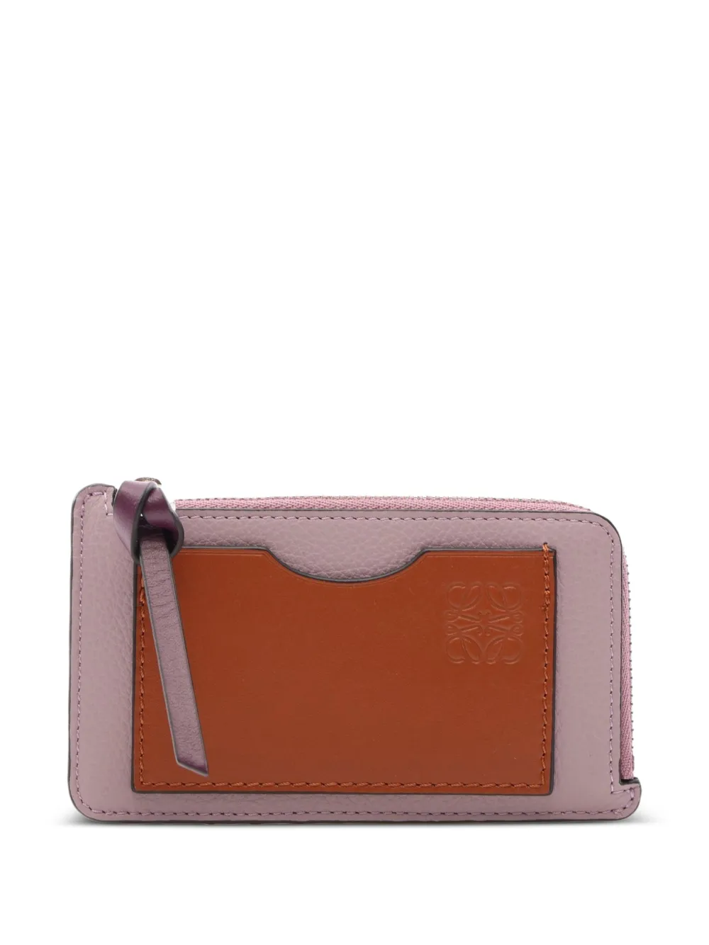 Loewe Pre-Owned Anagram coin card holder - Violett