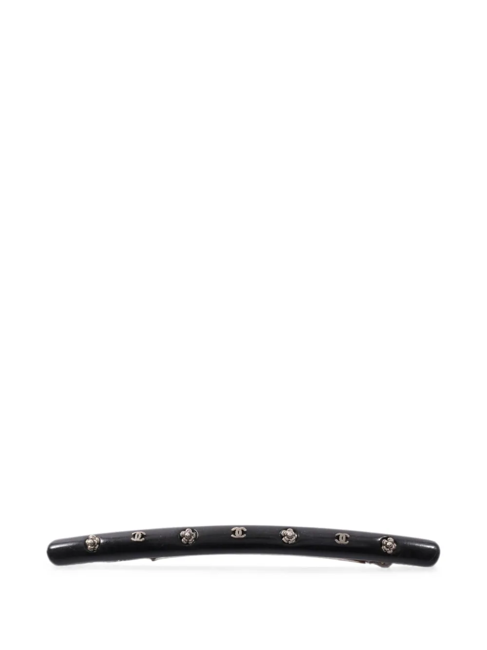 CHANEL Pre-Owned 2002 Camellia hair clip - Schwarz