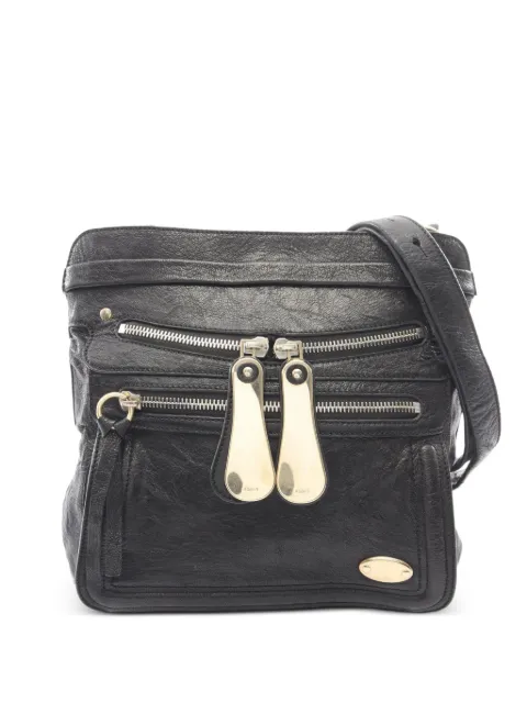 Chloé Pre-Owned Bay front-zip pockets shoulder bag