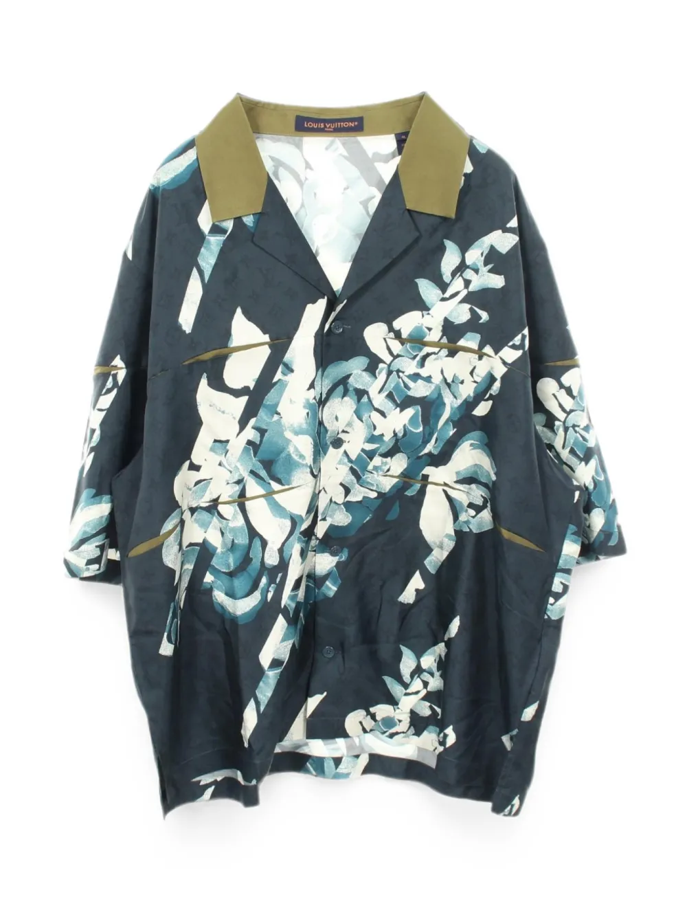 Louis Vuitton Pre-Owned Monogram short-sleeve shirt - Blau