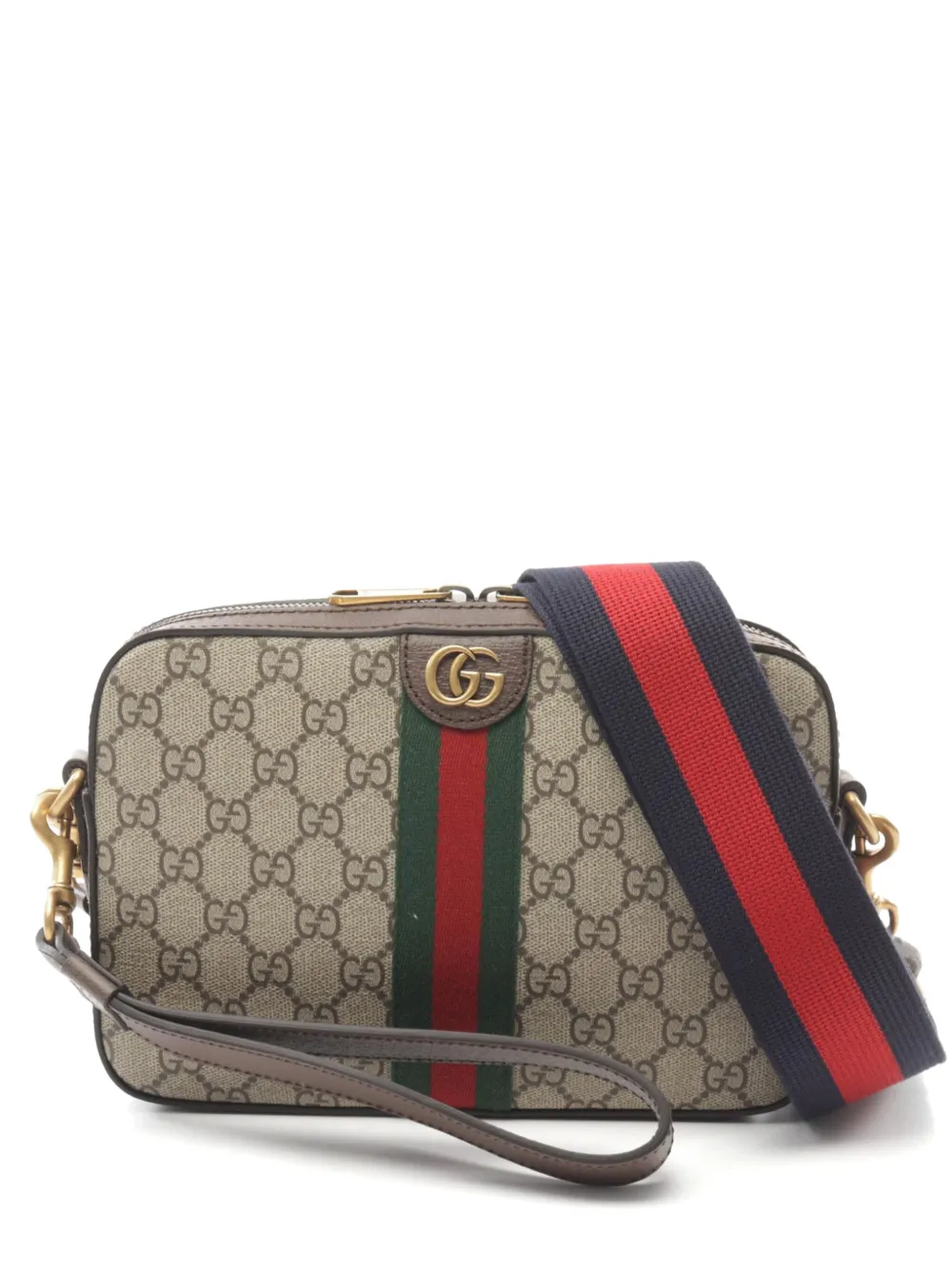 Gucci Pre-Owned monogram-pattern shoulder bag - Nude