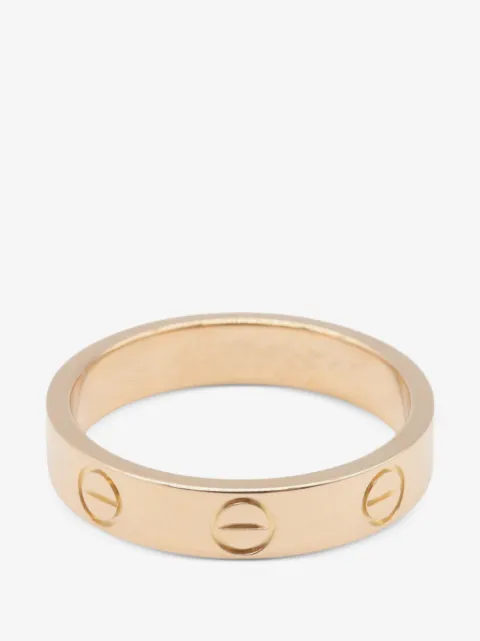 Cartier bague Love à détails gravés