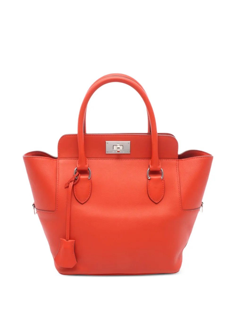 Hermès Pre-Owned 2015 Tool Box Tote Bag 20cm - Orange