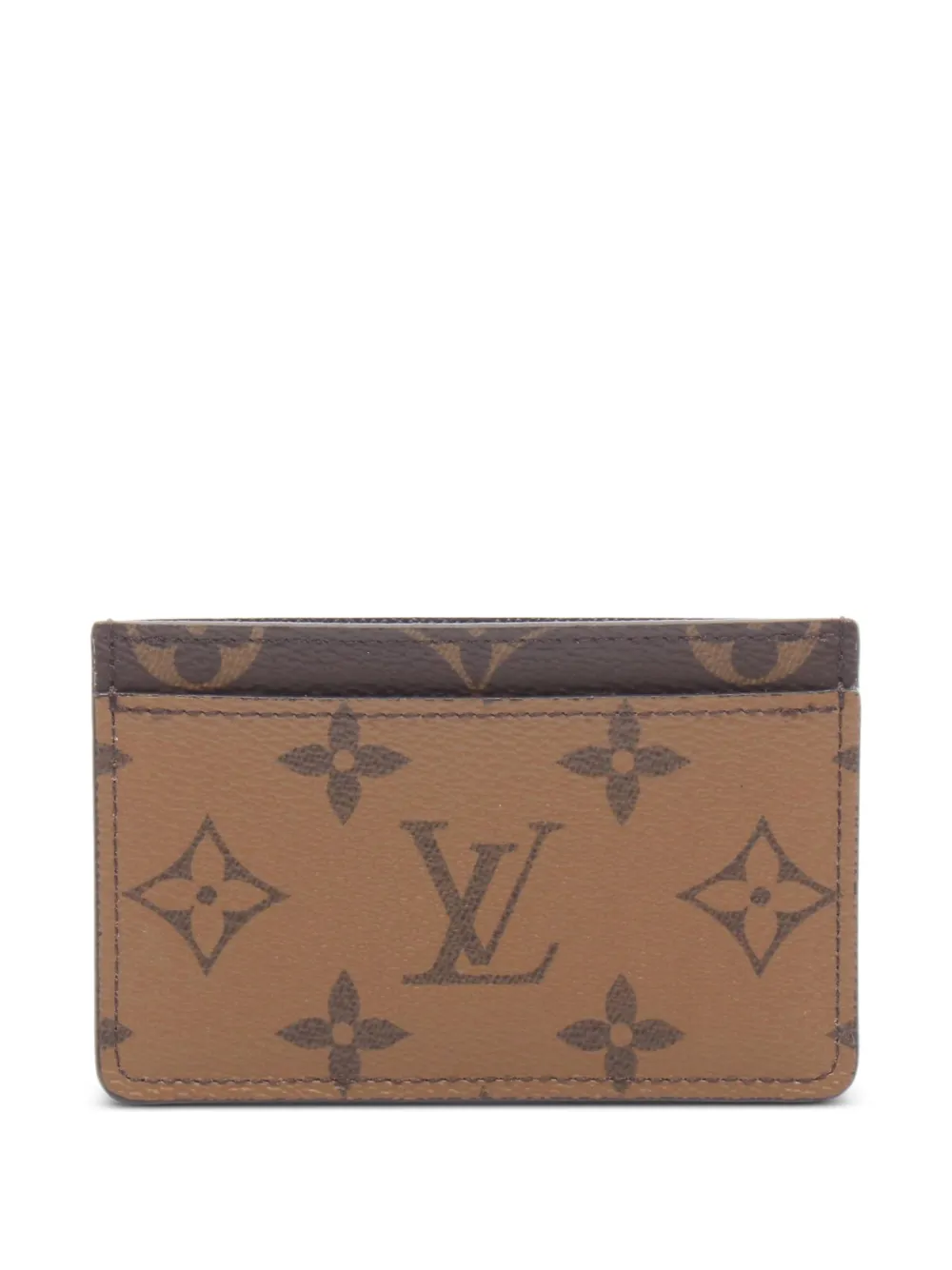 Louis Vuitton Pre-Owned 2021 Monogram Reverse Kartenetui - Braun