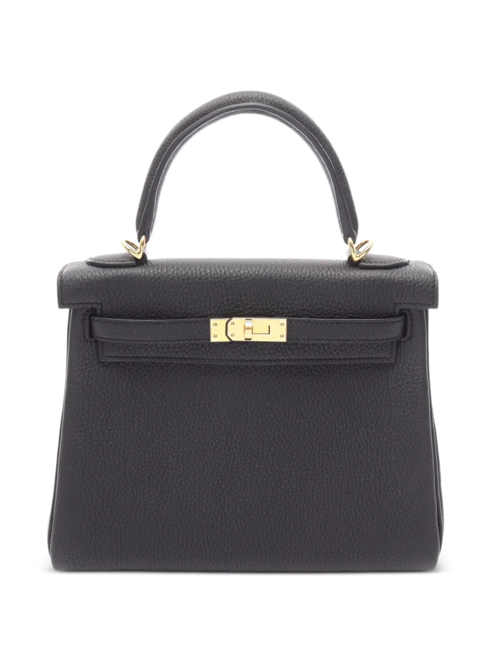 Hermès Pre-Owned 2025 25 Kelly Togo-leather tote bag - Schwarz