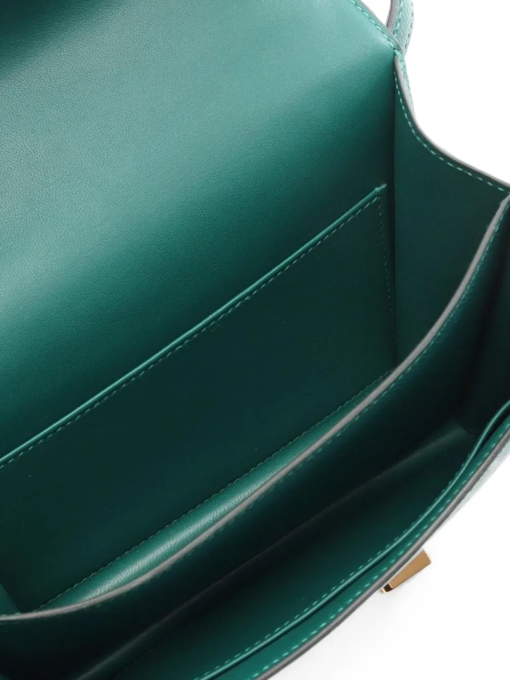 Hermès Pre-owned 2019 Constance 3 Mini Shoulder Bag in Green, view 3