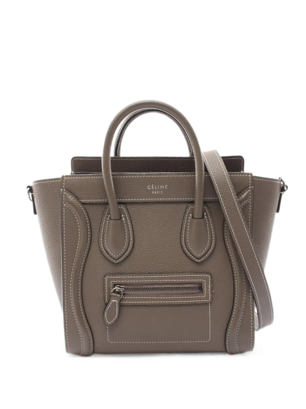 Celine Pre-Owned Nano Luggage tote bag - Grey