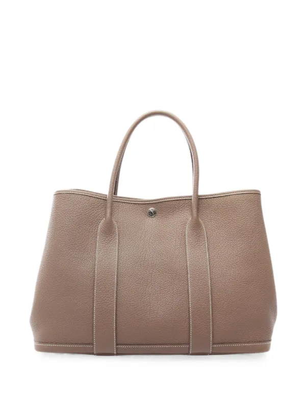 Hermès Pre-owned 2019 PM Garden Party Tote Bag in Brown