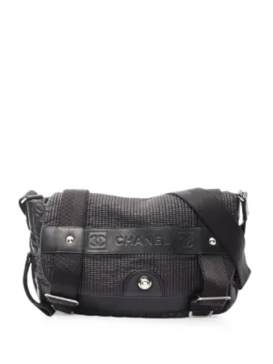 CHANEL Pre-Owned 2008-2009 Nylon Sports Line Messenger Bag 