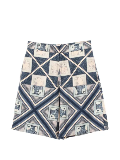 Christian Dior Pre-Owned x Kenny Scharf silk shorts