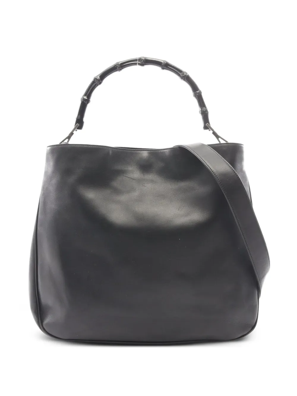 Gucci Pre-Owned Bamboo top-handle handbag - Nero