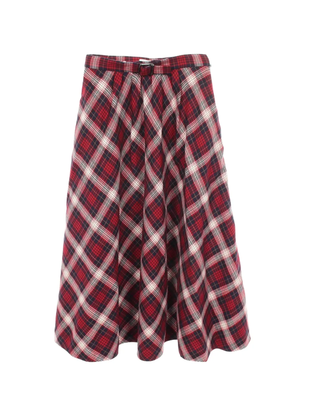 Christian Dior Pre-Owned Check'N'Dior Pop plaid skirt - Rosso
