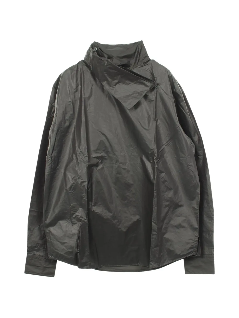 Hermès Pre-Owned Hemd mit Stehkragen - Grün