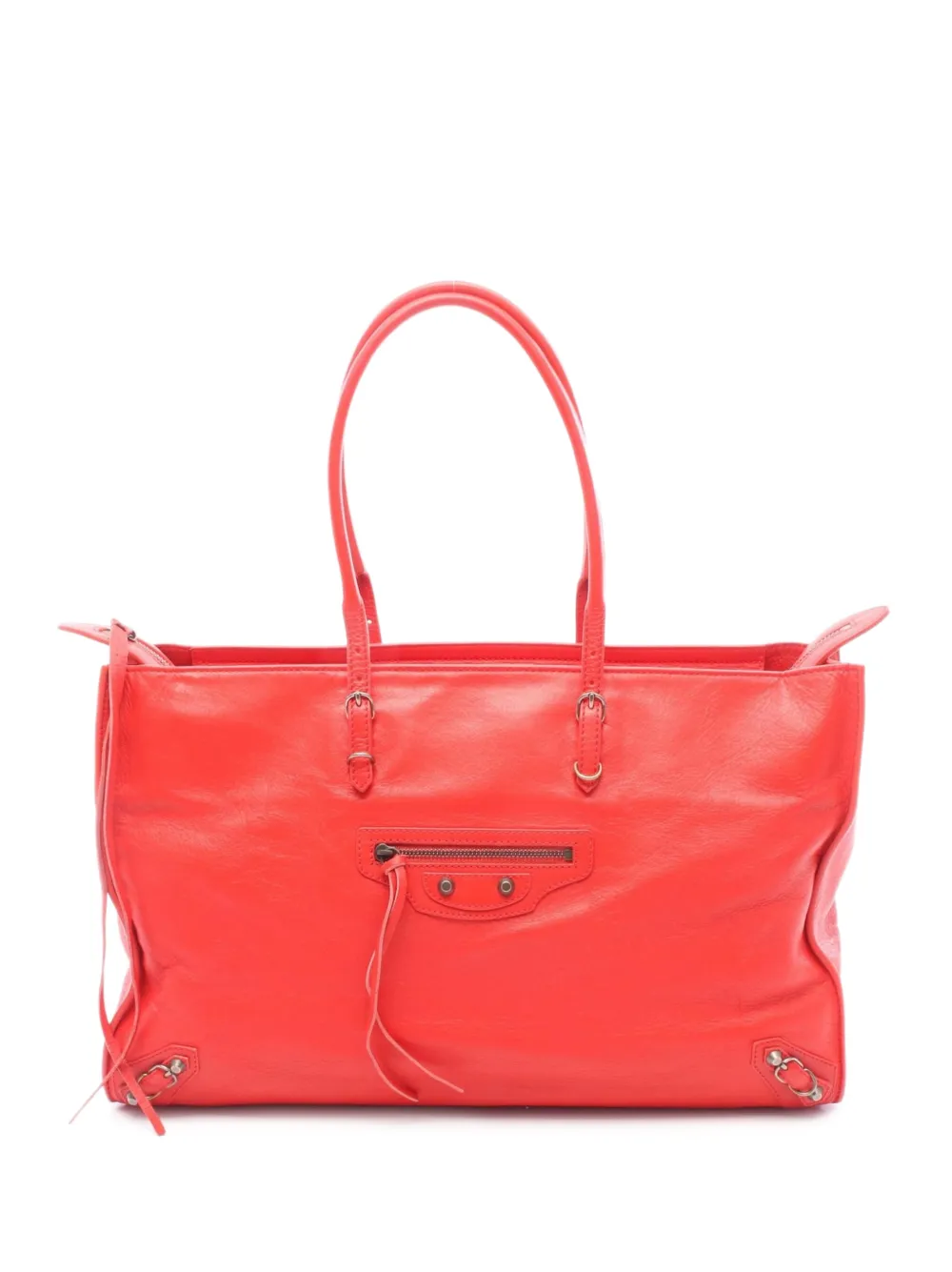 Balenciaga Pre-Owned Paper Office Zip tote bag - Orange