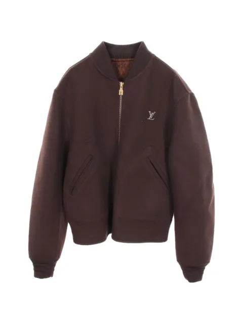 Louis Vuitton Pre-Owned veste bomber à design réversible double-face