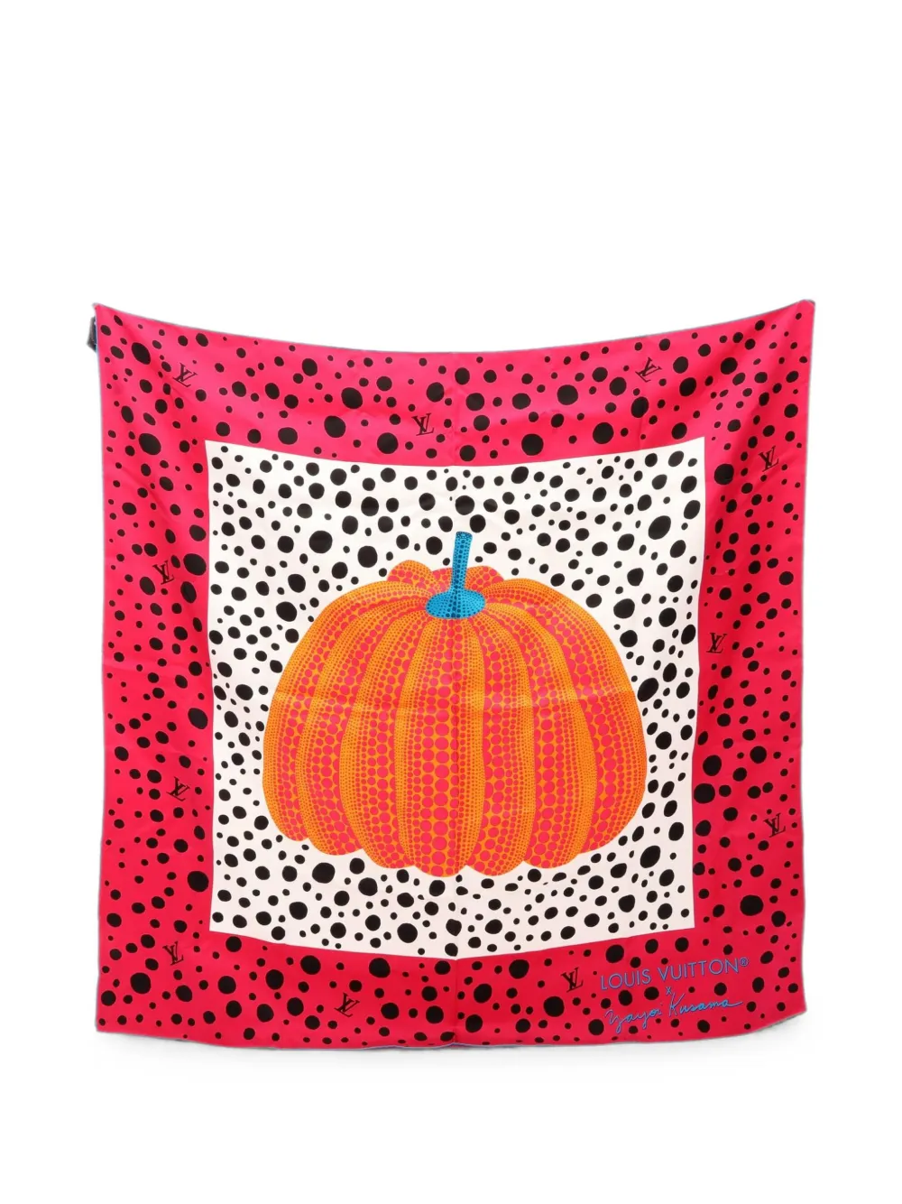 Louis Vuitton Pre-Owned 2023 x Yayoi Kusama pumpkin scarf - Pink