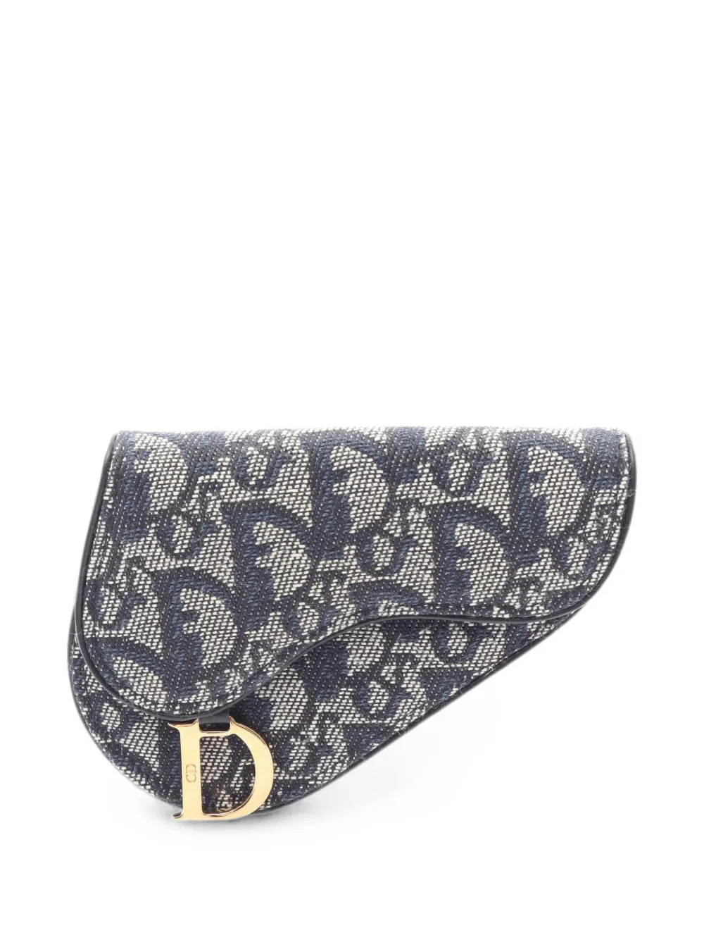 Christian Dior Pre-Owned Saddle Oblique coin purse - Blau