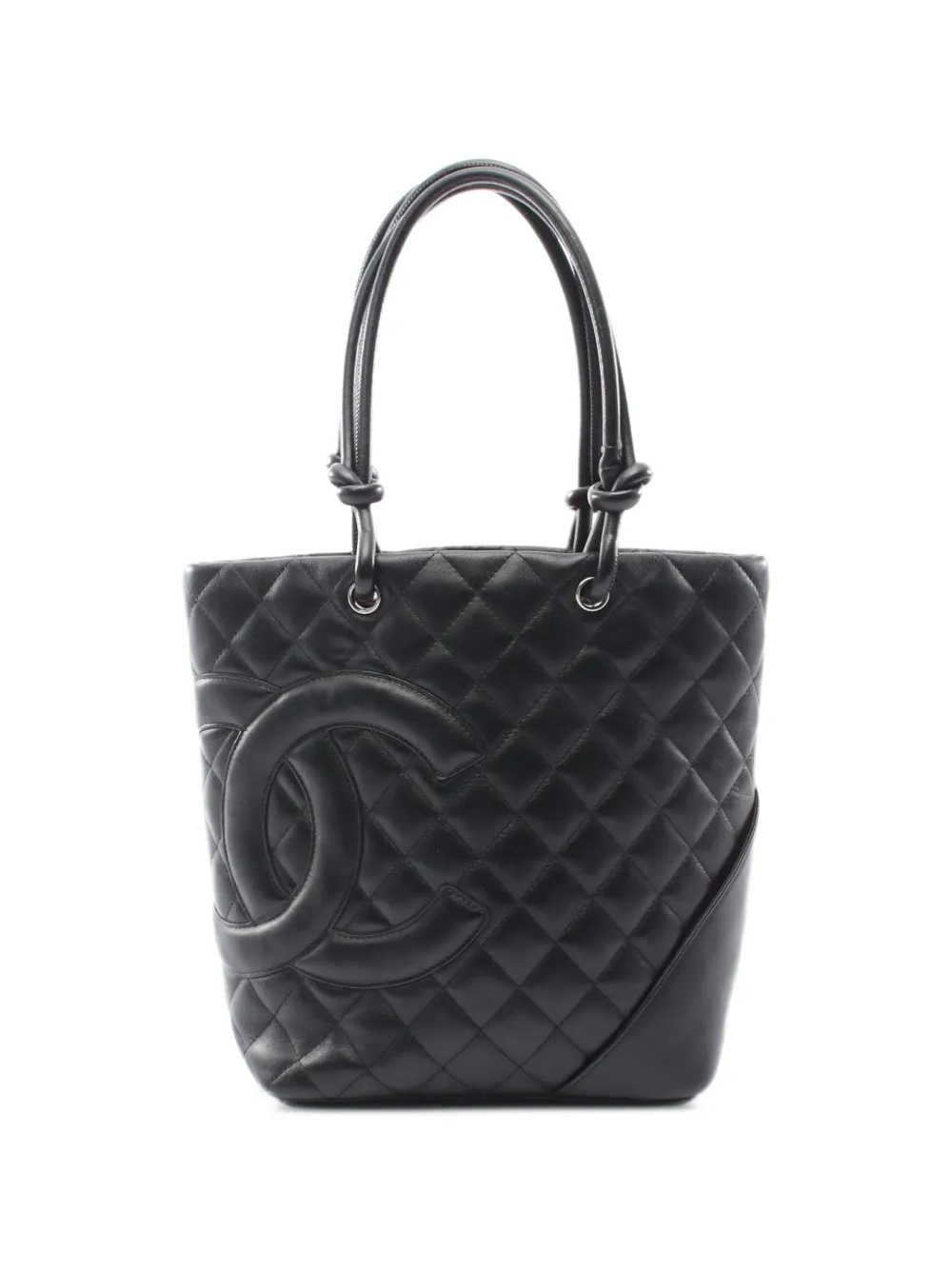 CHANEL Pre-Owned 2005-2006 medium leather tote bag - Black