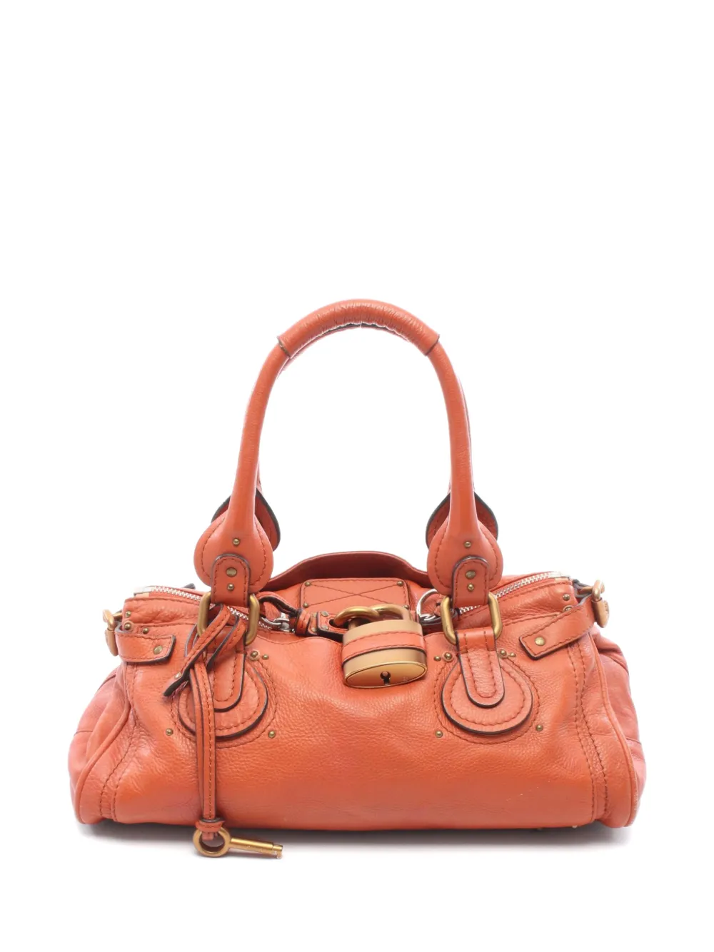 Chloé Pre-Owned Paddington leather handbag - Arancione