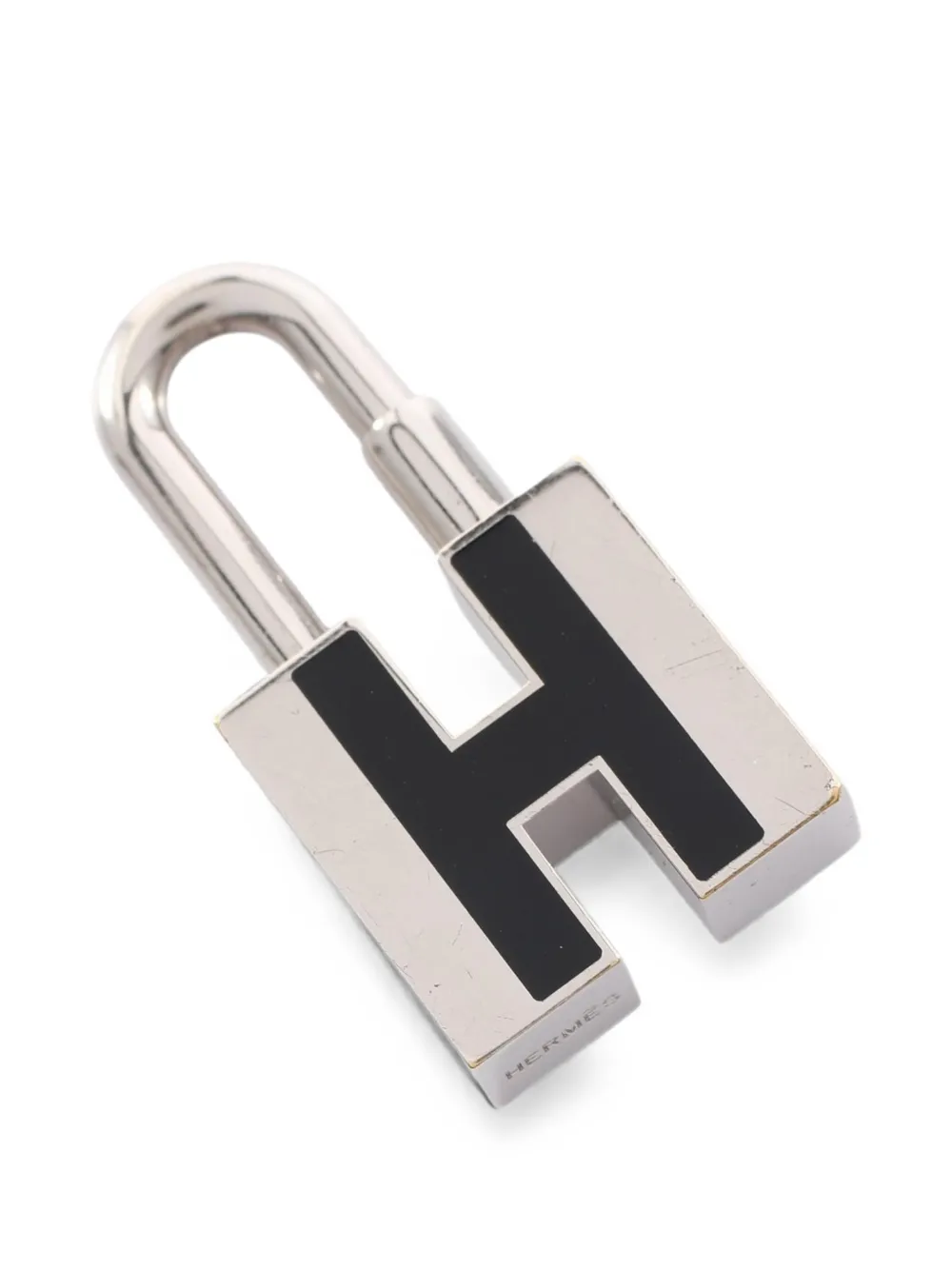 Hermès Pre-Owned H motif bag charm - Silber