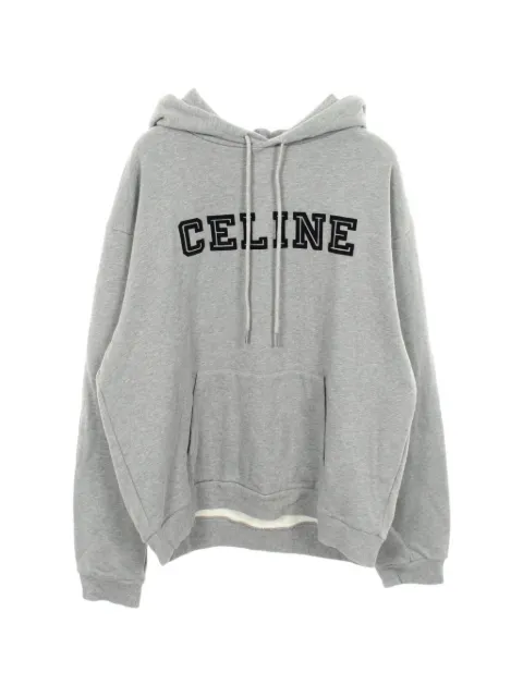 Celine Pre-Owned flocky logo hoodie