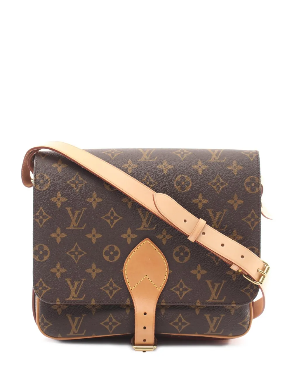 Louis Vuitton Pre-Owned 1997 GM Cartesier monogram-pattern shoulder bag - Marrone